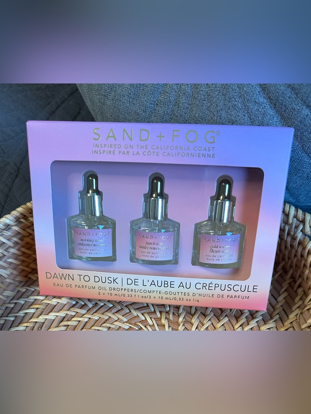 New Sand + Fog Dawn to Dusk Oil Trio – 10ml Oil Droppers